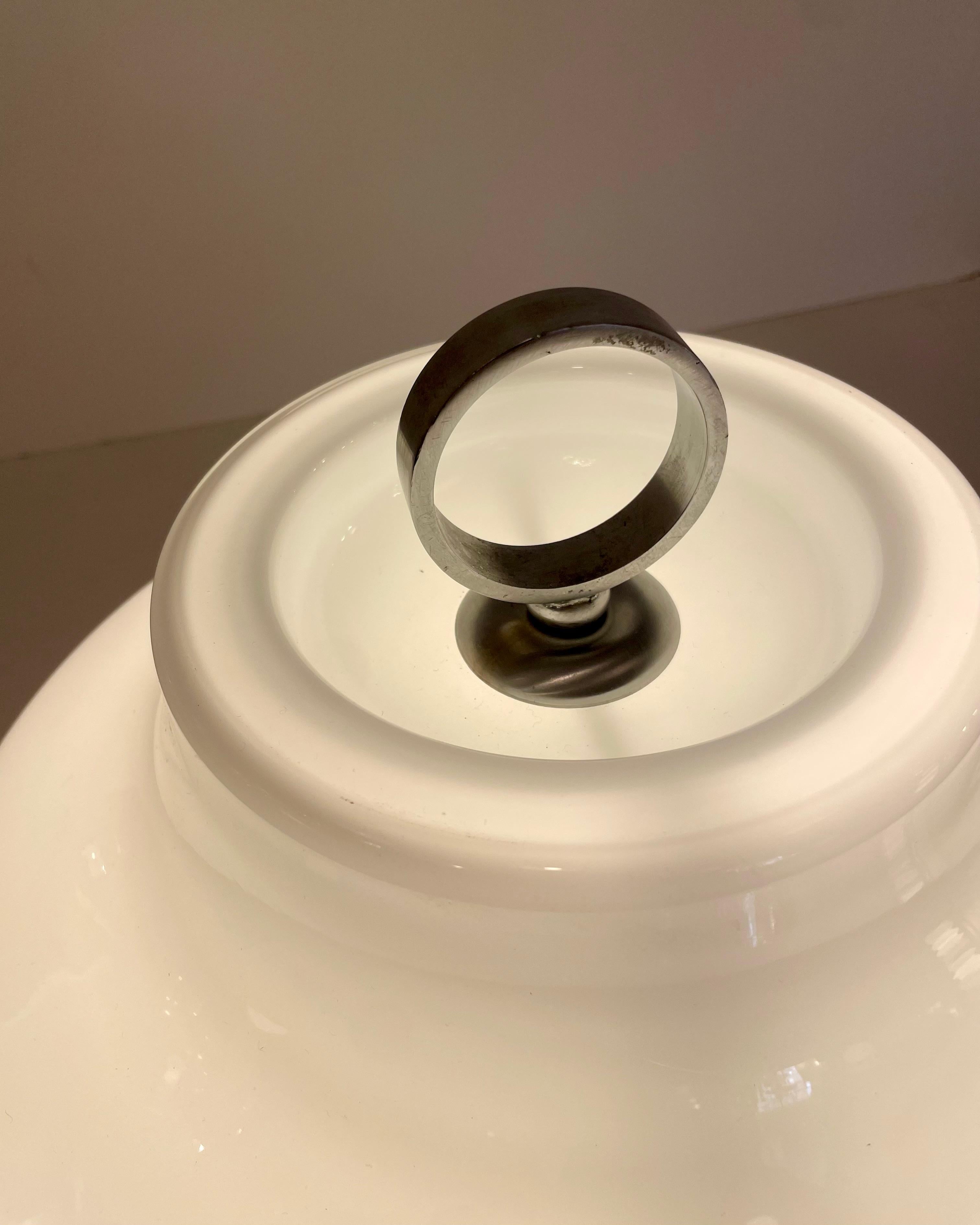Murano Portable Table Lamp, 1960s In Good Condition For Sale In Brussel, BE