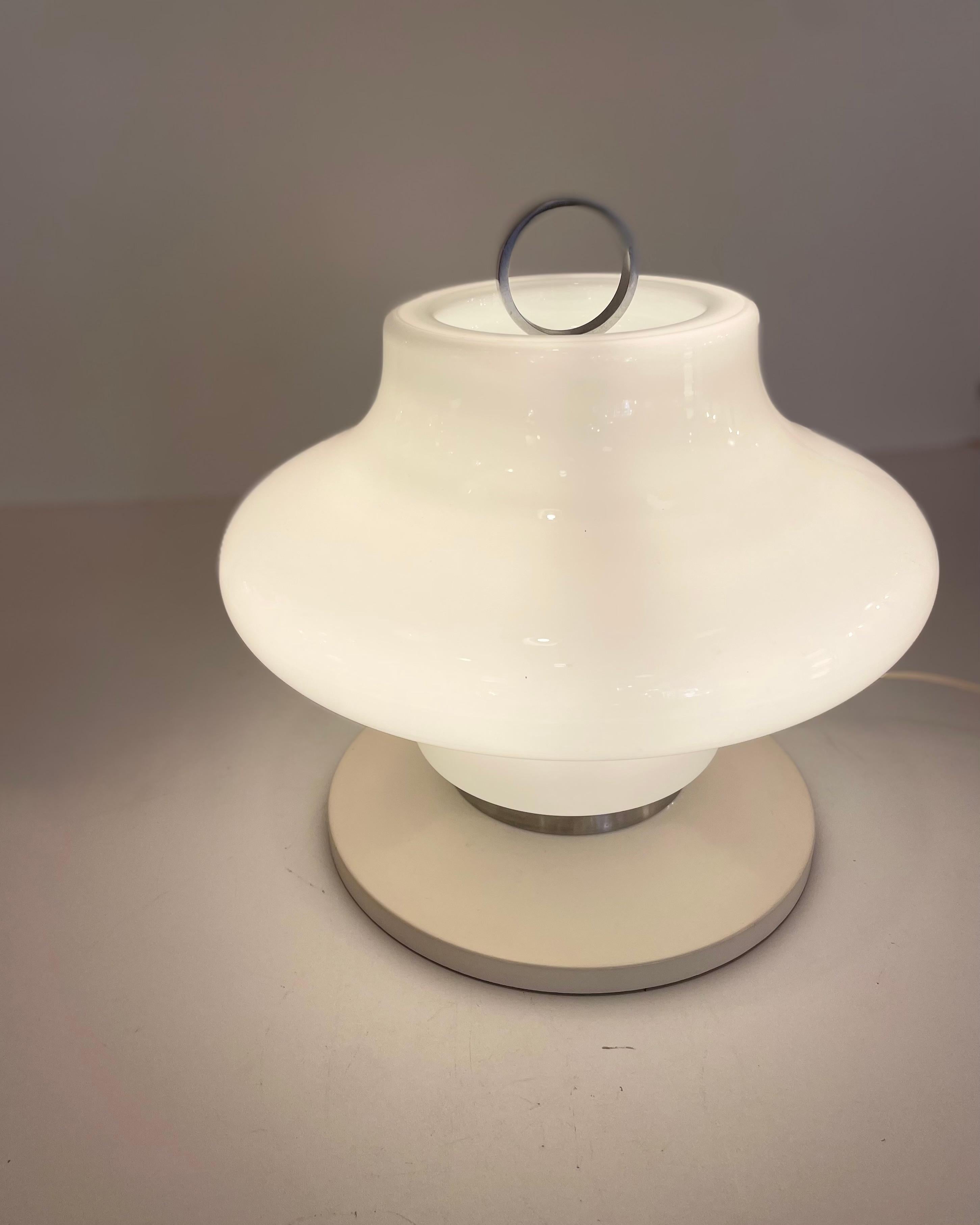 Mid-20th Century Murano Portable Table Lamp, 1960s For Sale