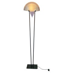 Murano Post-Modern Floor Lamp att. To Mazzega, Italy, 1980s