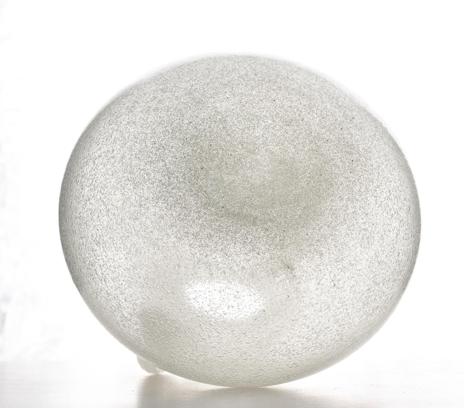 Hand-Crafted Murano Pulegoso Two-Handled Vase