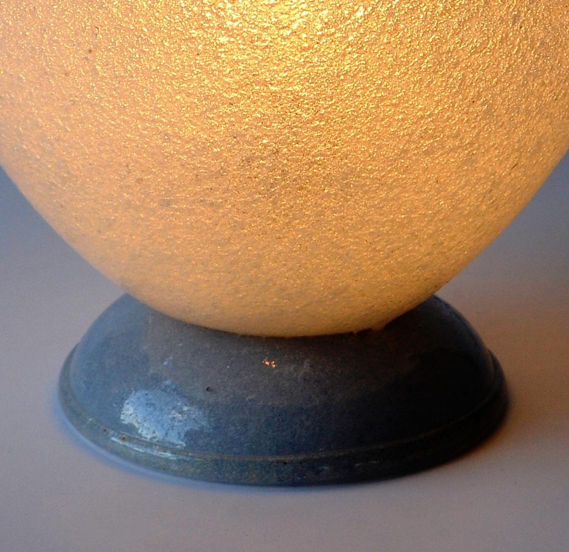 Hand-Crafted Murano Puleguso Glass Vase Table Lamp by Ferro Toso Barovier, Italy, 1937 For Sale