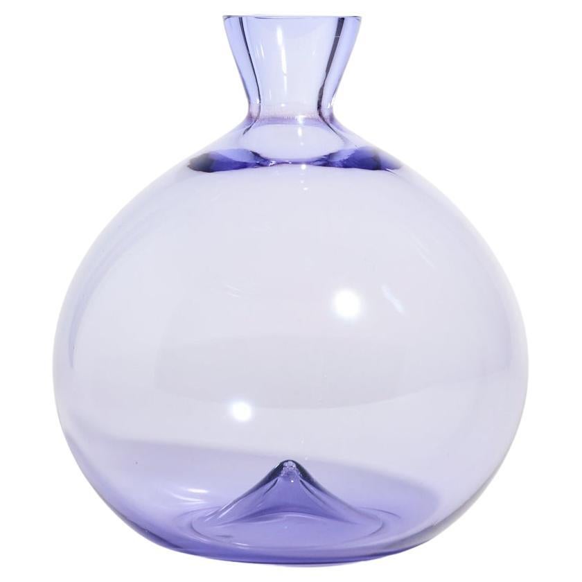 Murano Purple Blown Glass Vase