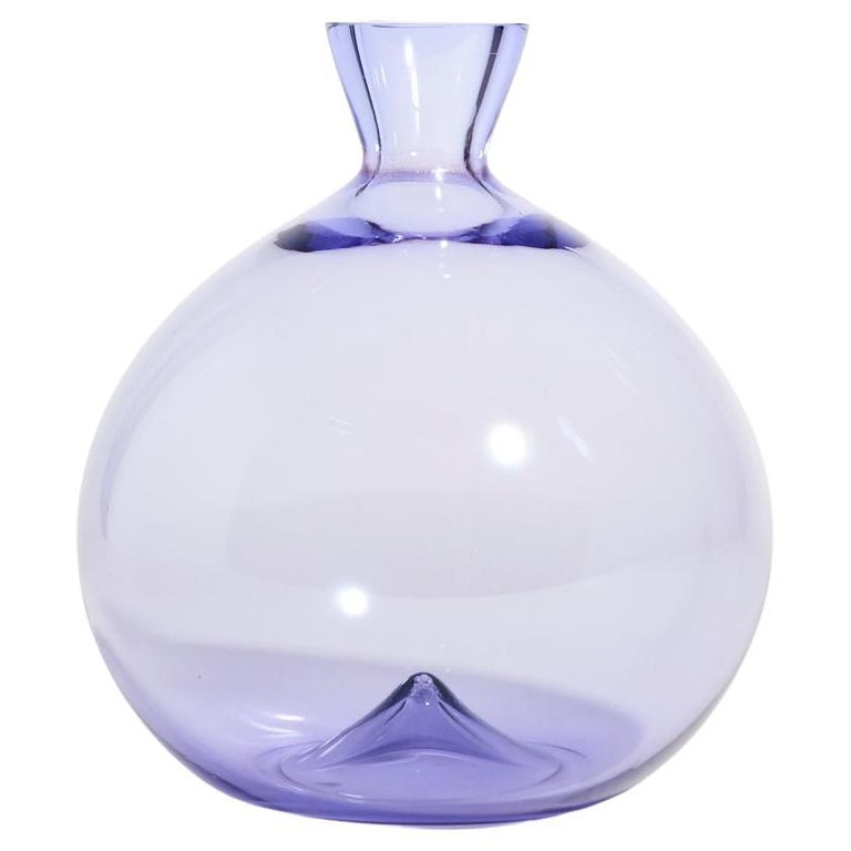 Murano Purple Blown Glass Vase at 1stDibs