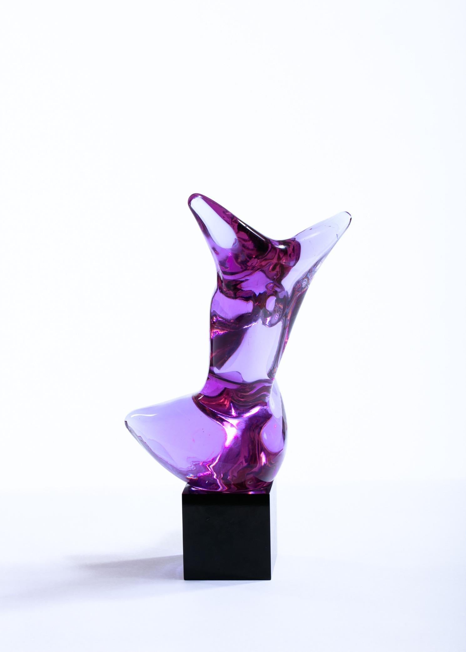 violet glass nude