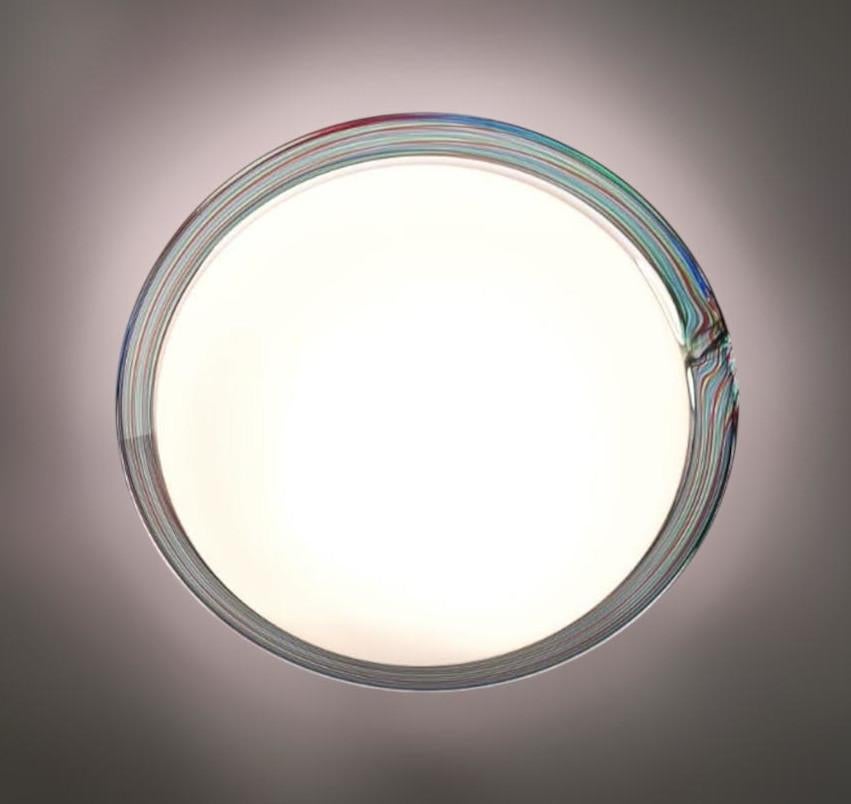 Murano Regenbogen Flush Mount / Wandleuchter (20. Jahrhundert) im Angebot