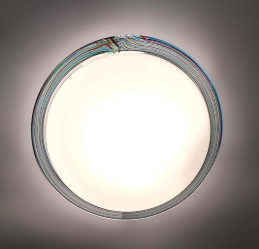 Murano Regenbogen Flush Mount / Wandleuchter (Geblasenes Glas) im Angebot
