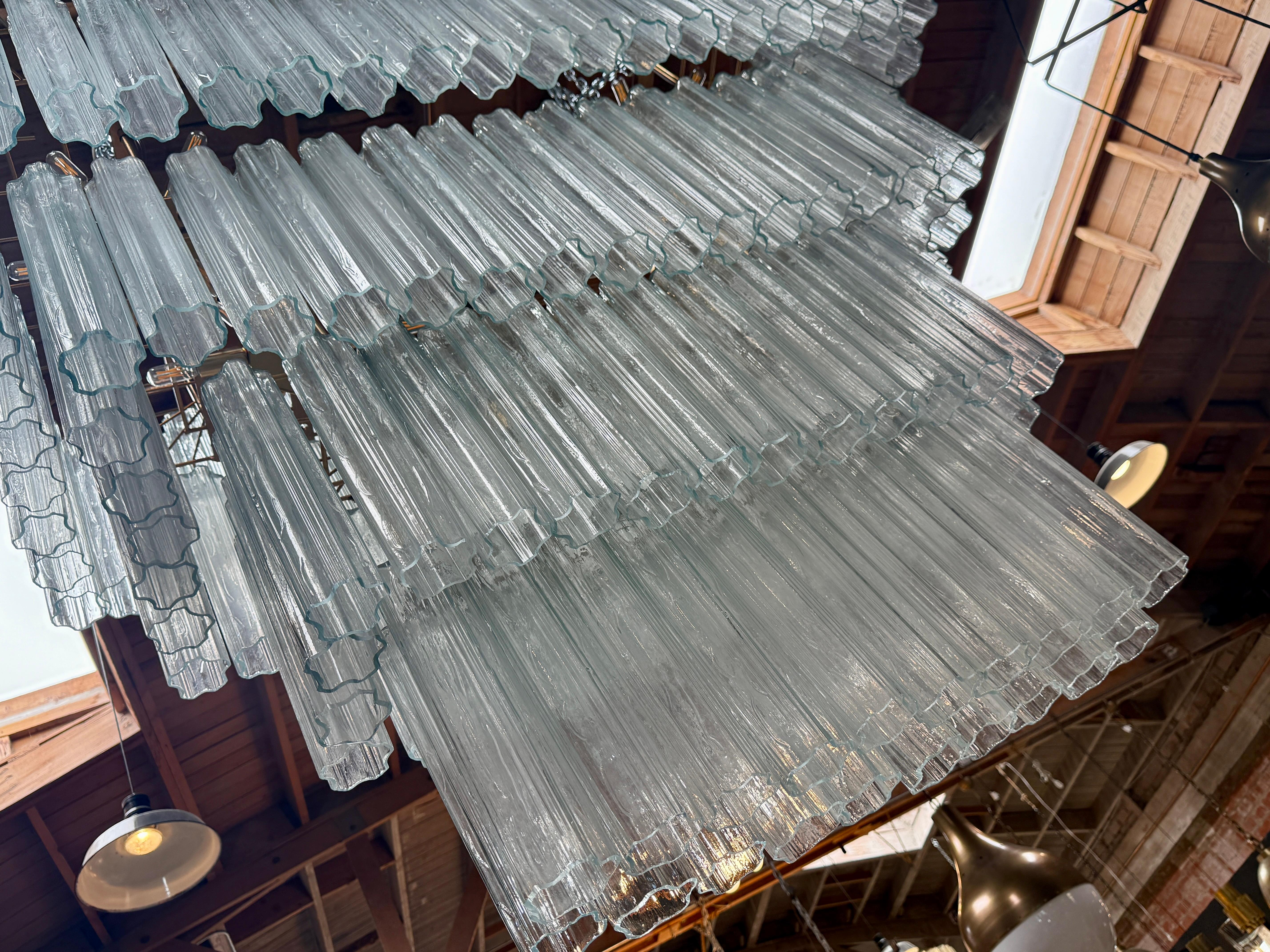 Late 20th Century Murano Rectangular Chandelier. 148 