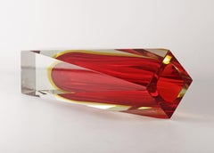 Murano Red Glass Midcentury