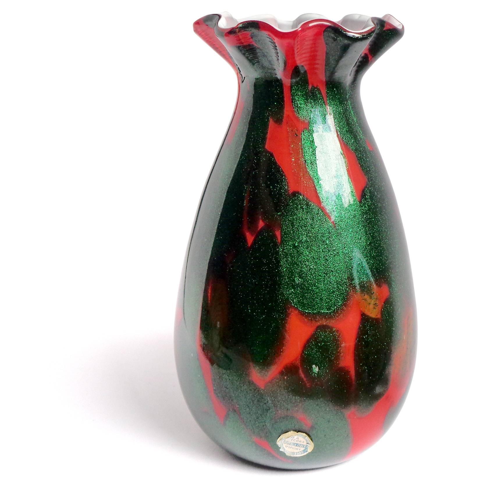 aventurine glass vase