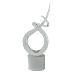 Murano Renato Anatra Vintage Murano Glass Flame Sculpture