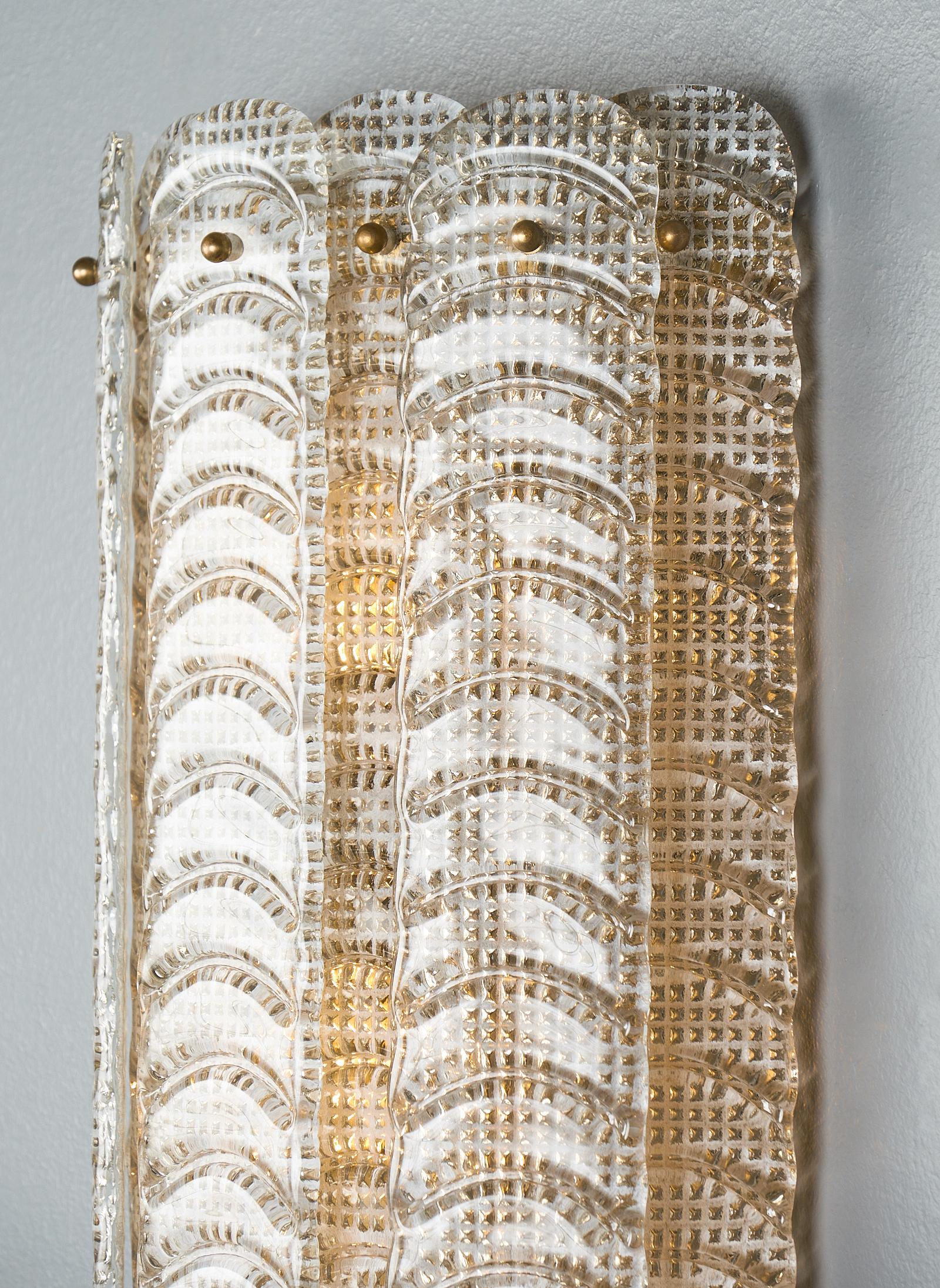 Apliques de cristal de Murano 