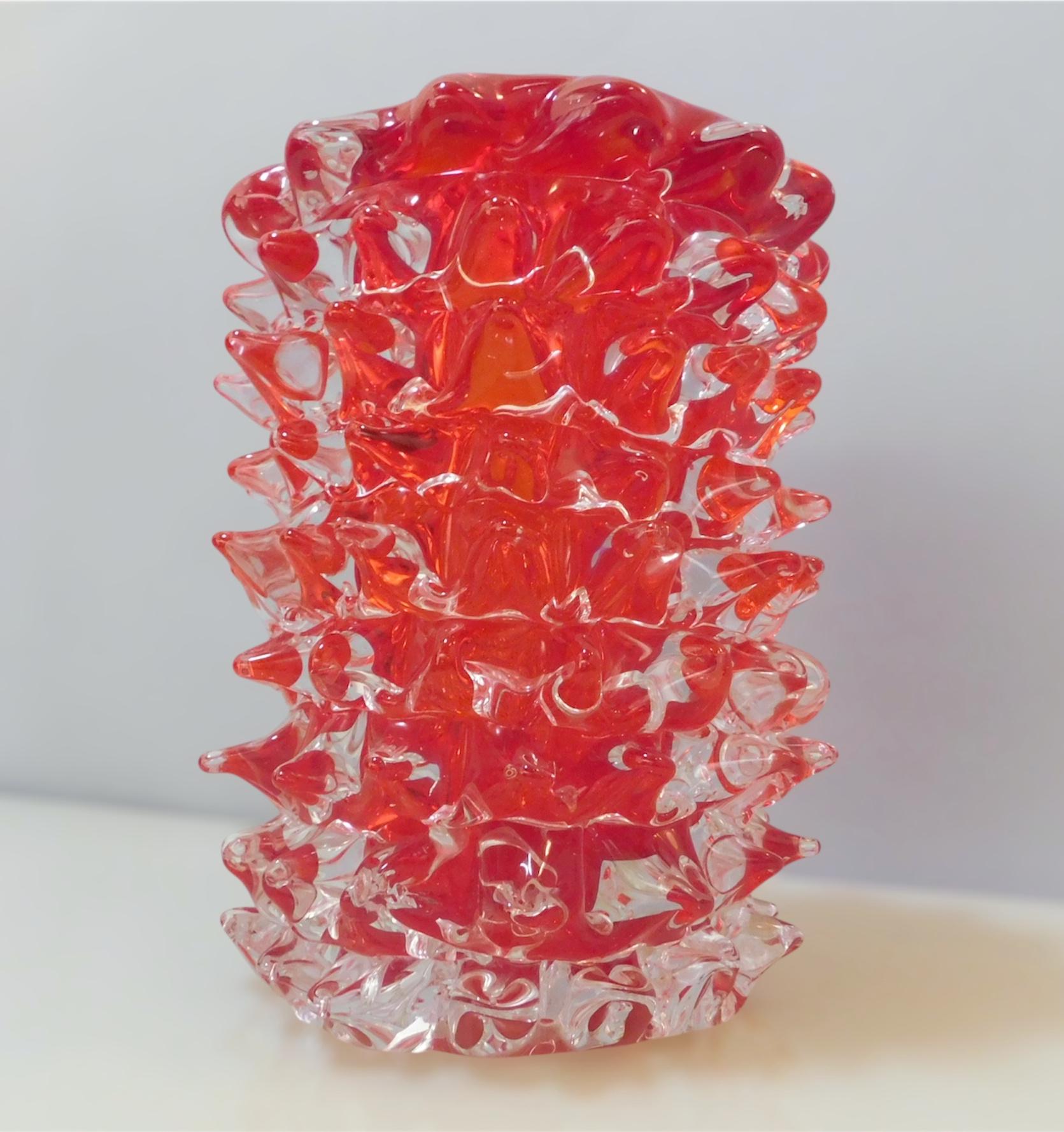 Moderno Vaso di Murano Rostrato di Giuliano Busato in vendita