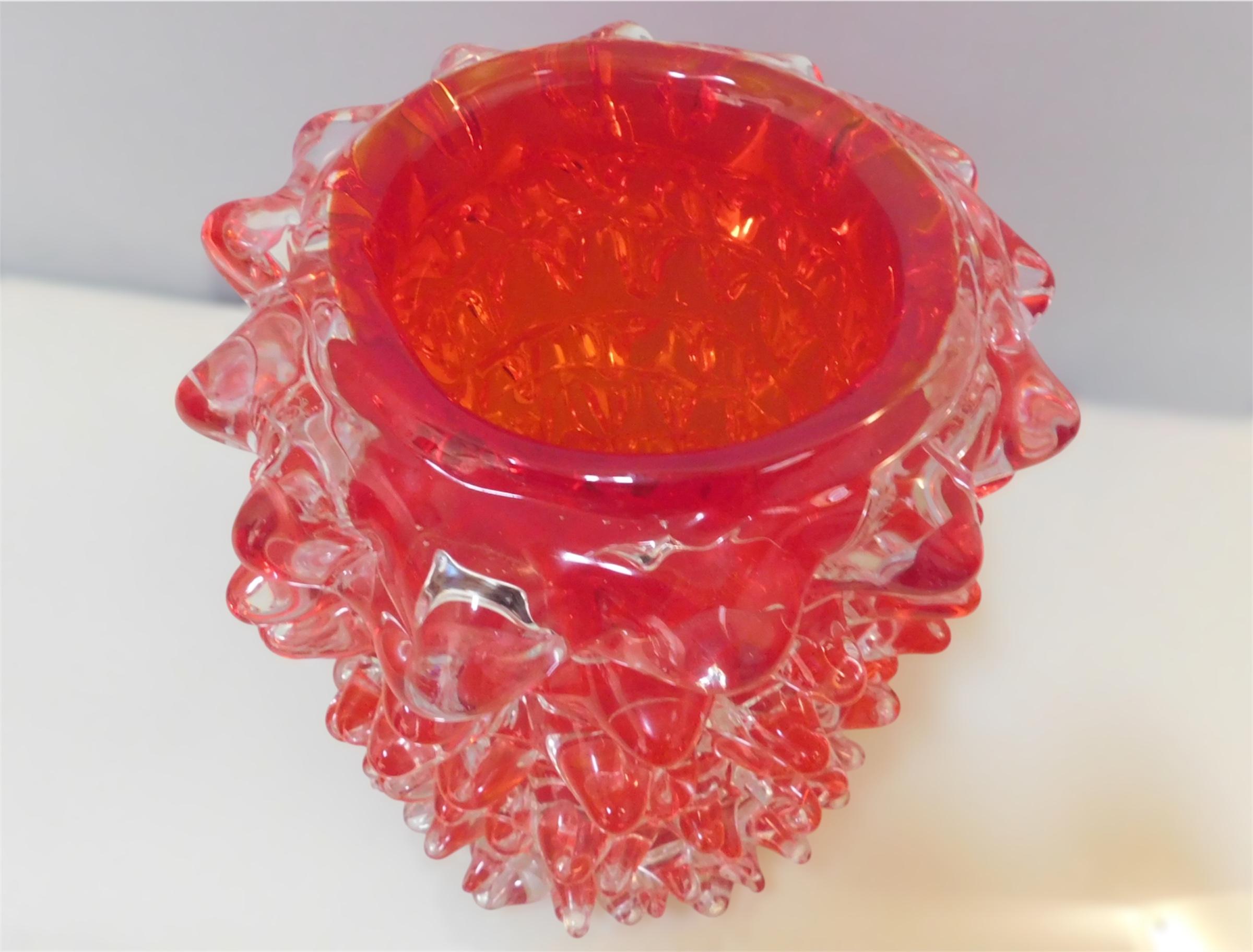 Vaso di Murano Rostrato di Giuliano Busato In condizioni buone in vendita a Los Angeles, CA