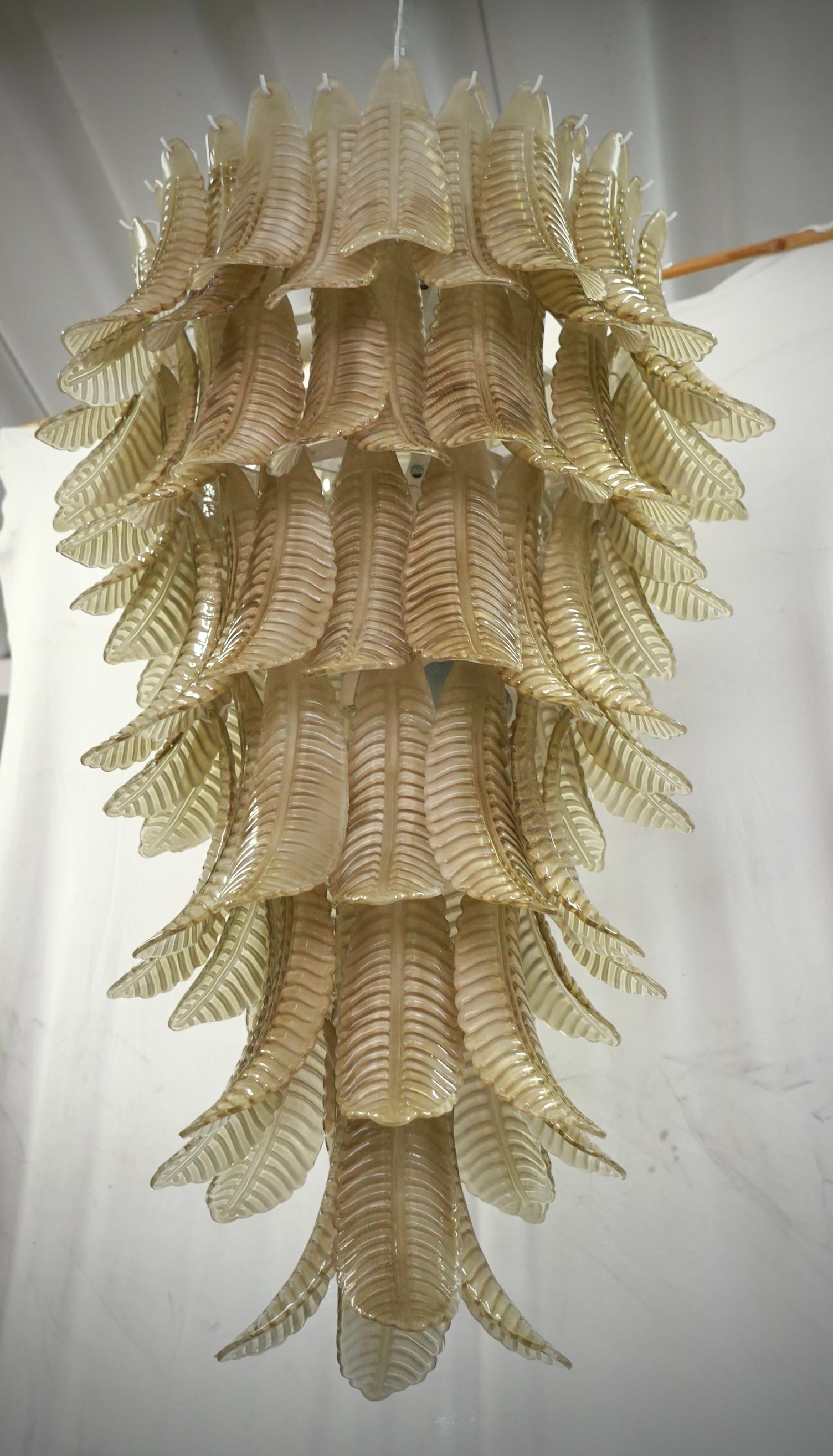 XXI secolo e contemporaneo Lampadari e pendenti in vetro artistico tondo fumé di Murano, 2020 in vendita