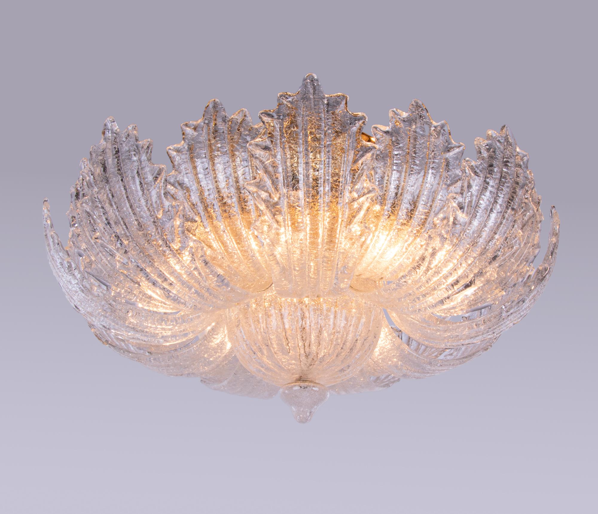 Mid-20th Century Murano Rugiada 25.6