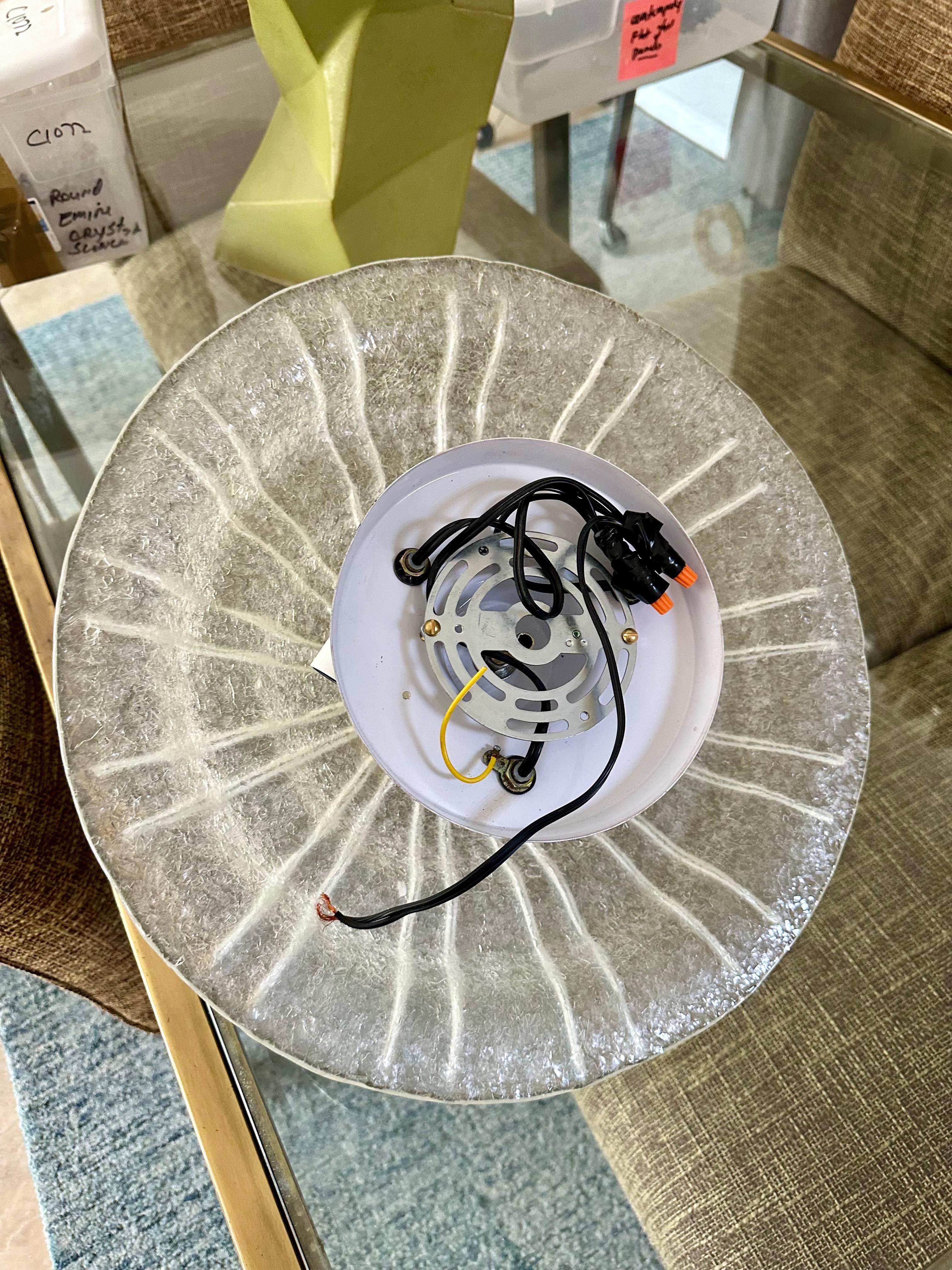 Plafonnier encastré en verre Murano Rugiadoso en vente 8