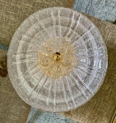 Murano Rugiadoso Glass Flush Mount Ceiling Light