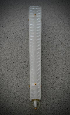 Murano Sandblasted Art Glass Wall Lights and Sconces, 2020