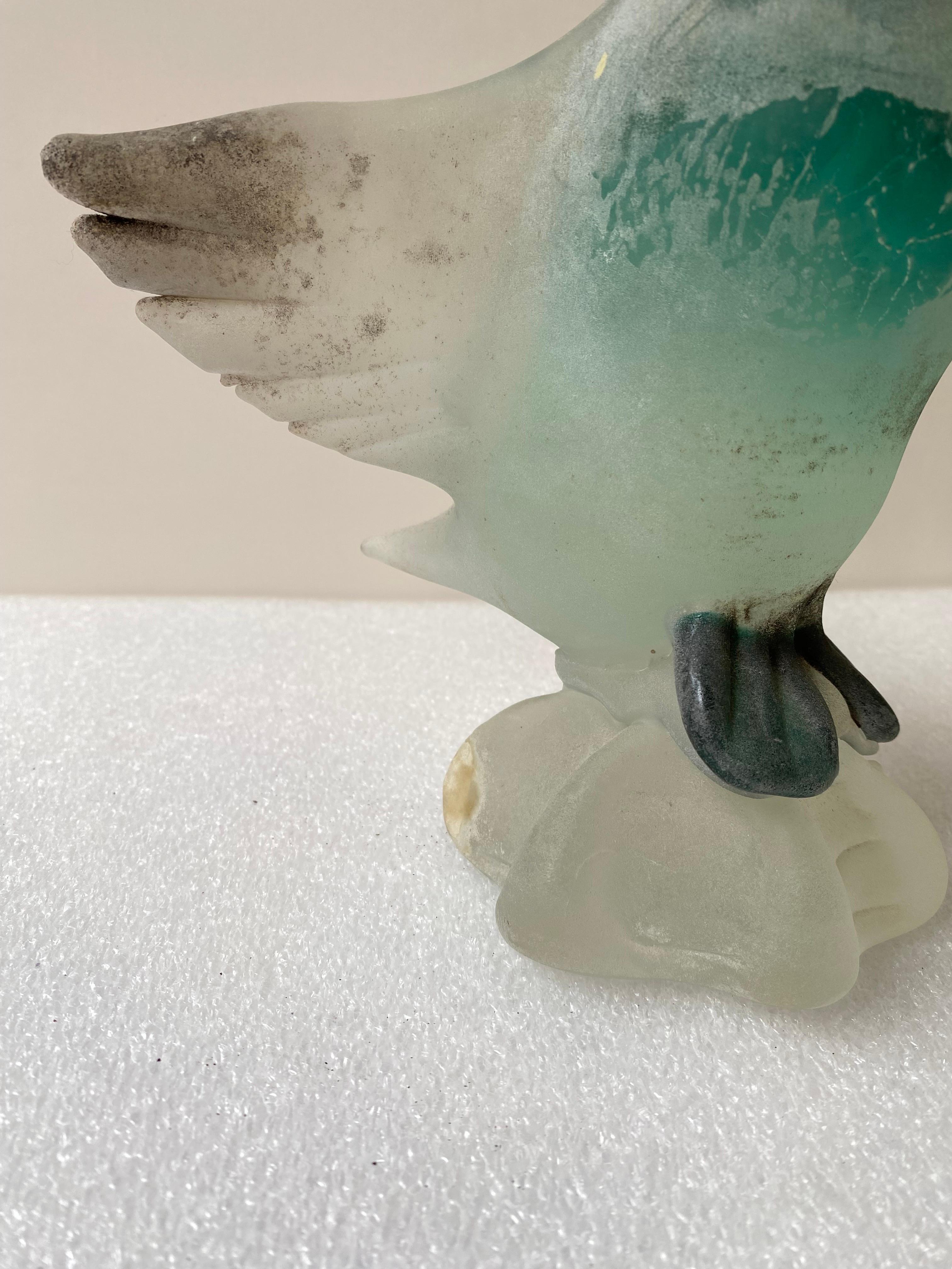 Mid-Century Modern Murano Scavo Cenedese Glass Ducks