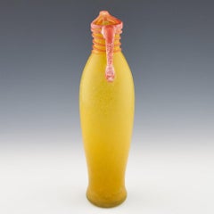 Murano Scavo Glass Ewer, c1970