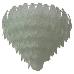 Lustre italien en verre de Murano « Scaavo » de couleur sarcelle, 2000