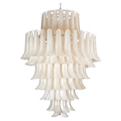 Murano "Scavo" Glass Selle Chandelier, Venetian Glass, Newly Made