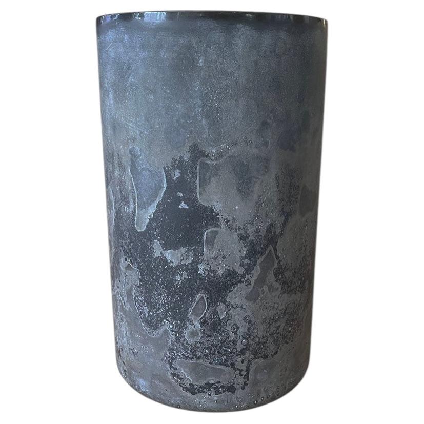 Murano Scavo glass vase by Alfredo Barbini, 1970s For Sale