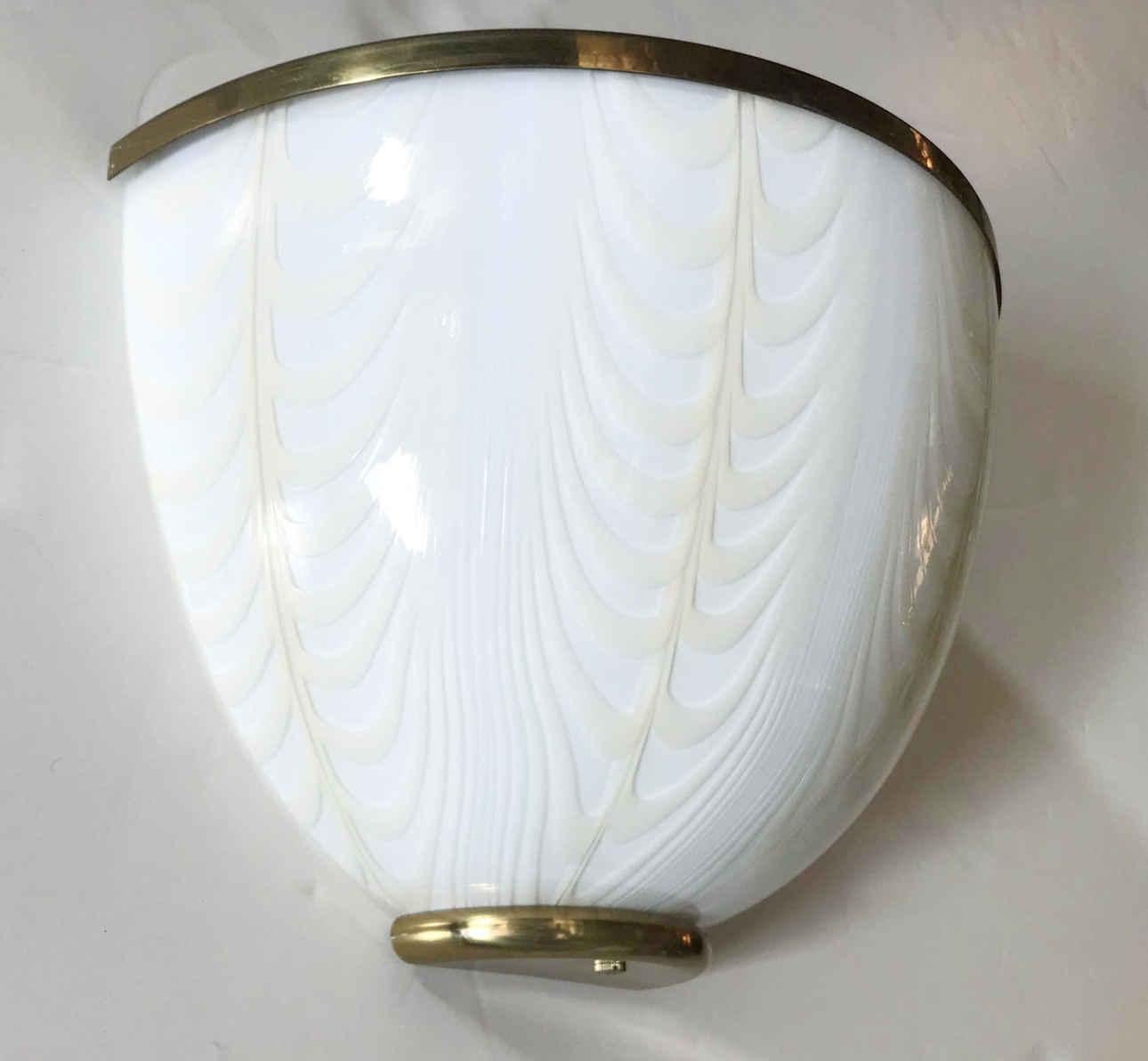 Italian Murano Sconce by Fabbian for Mazzega, 3 Available For Sale