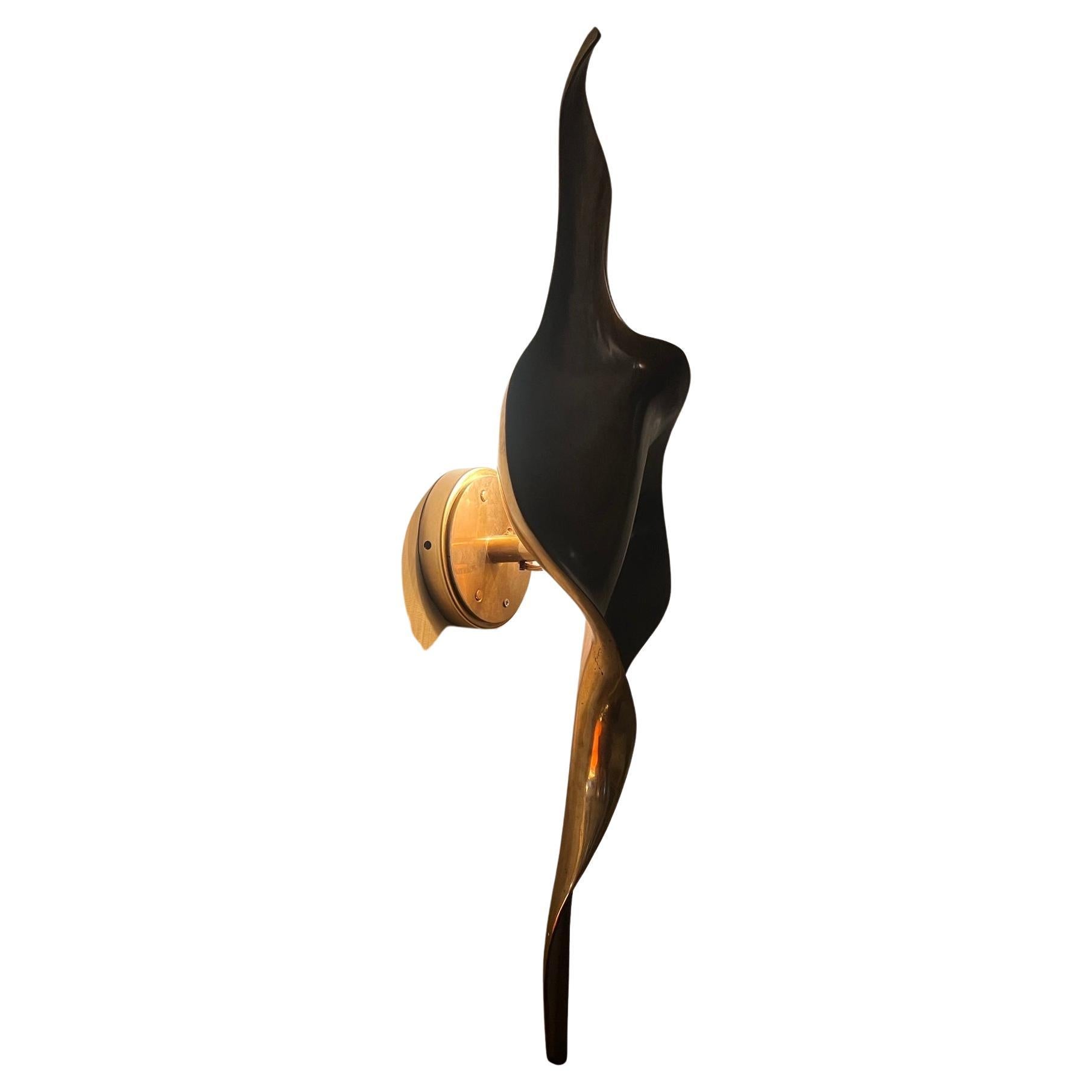 Pair of Murano Sconces in Cast Bronze by Elan Atelier (Preorder) For Sale