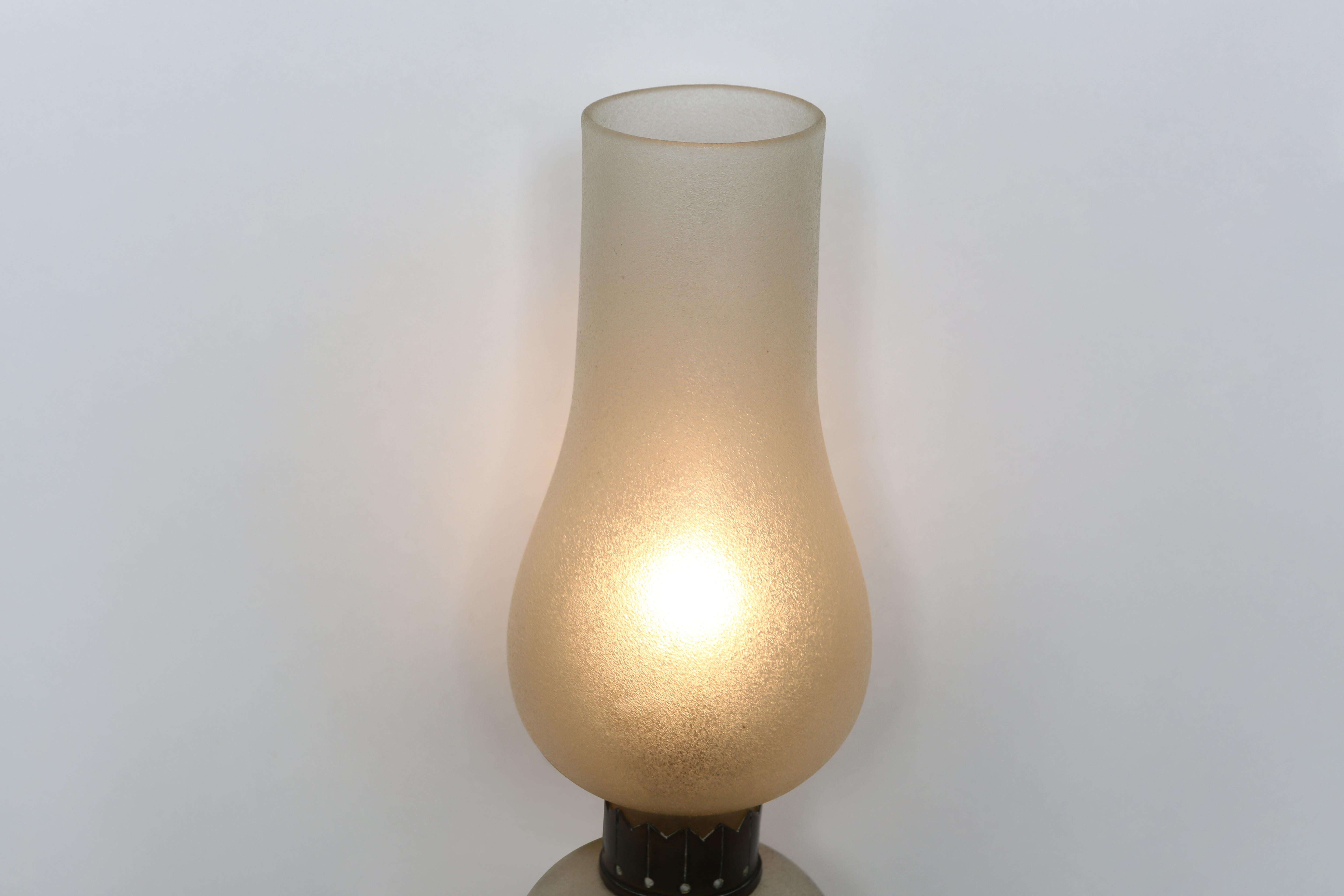 Lámpara de Murano en cristal Corroso, by Seguso en venta 1