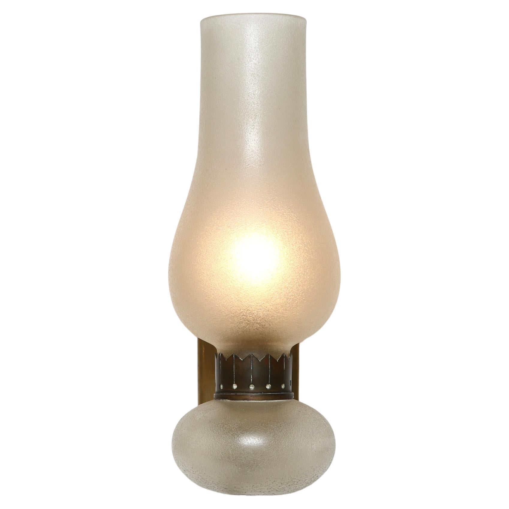 Murano Sconce in Corroso Glass, by Seguso Italy circa 1940s