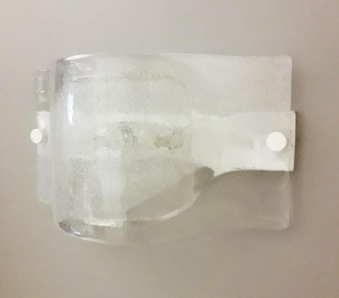 Murano Sconce by Carlo Nason for Mazzega In Good Condition For Sale In Los Angeles, CA