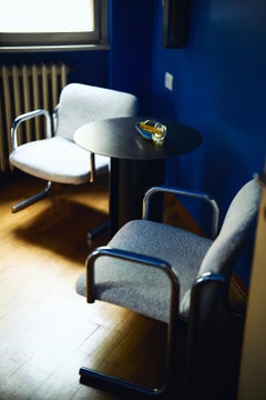 Murano Sculpture in Clear and Bright Yellow "Sommerso" Glass