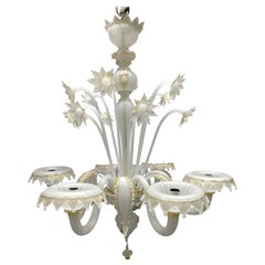 Lustre floral Murano Seguso