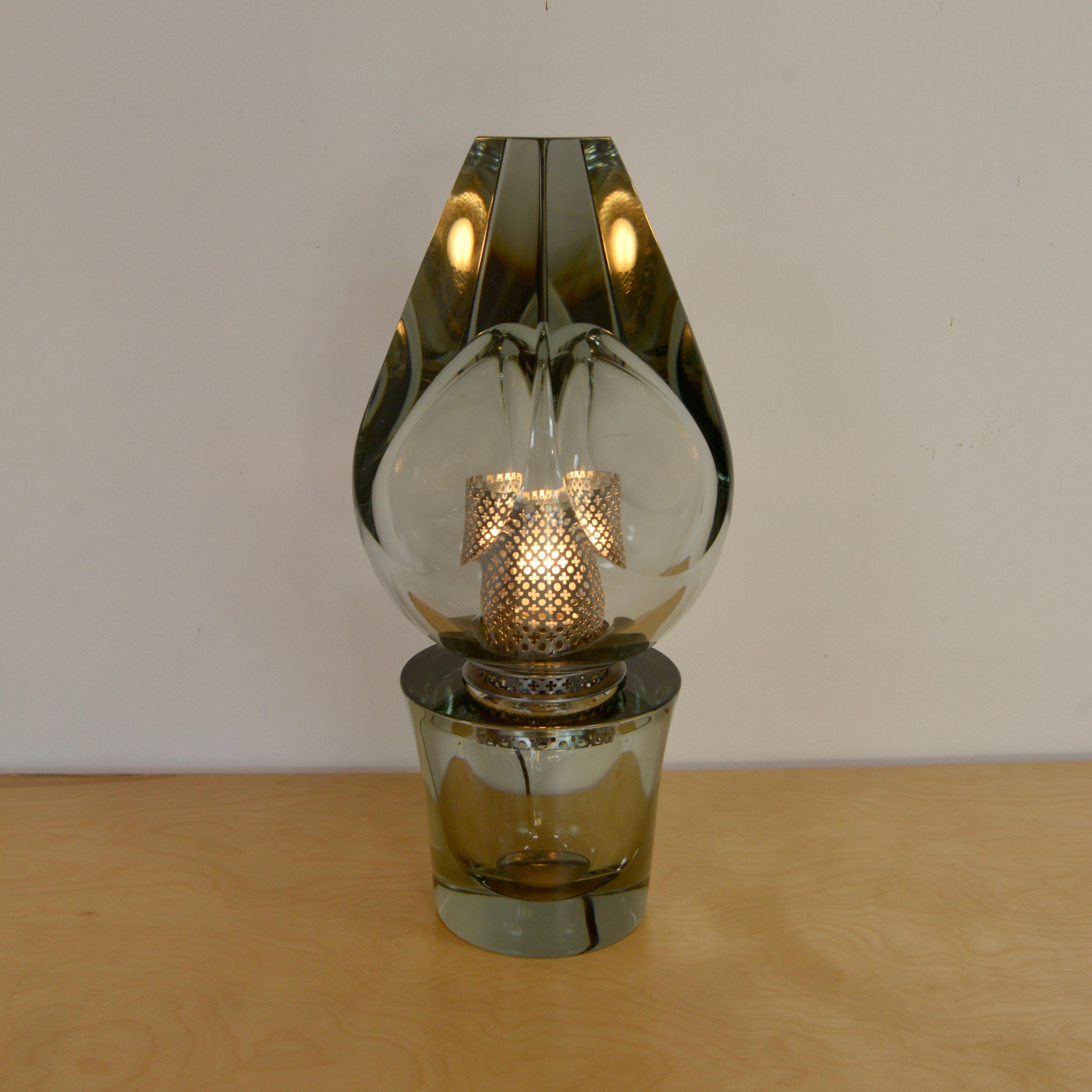 Murano Seguso Table Lamp For Sale 3