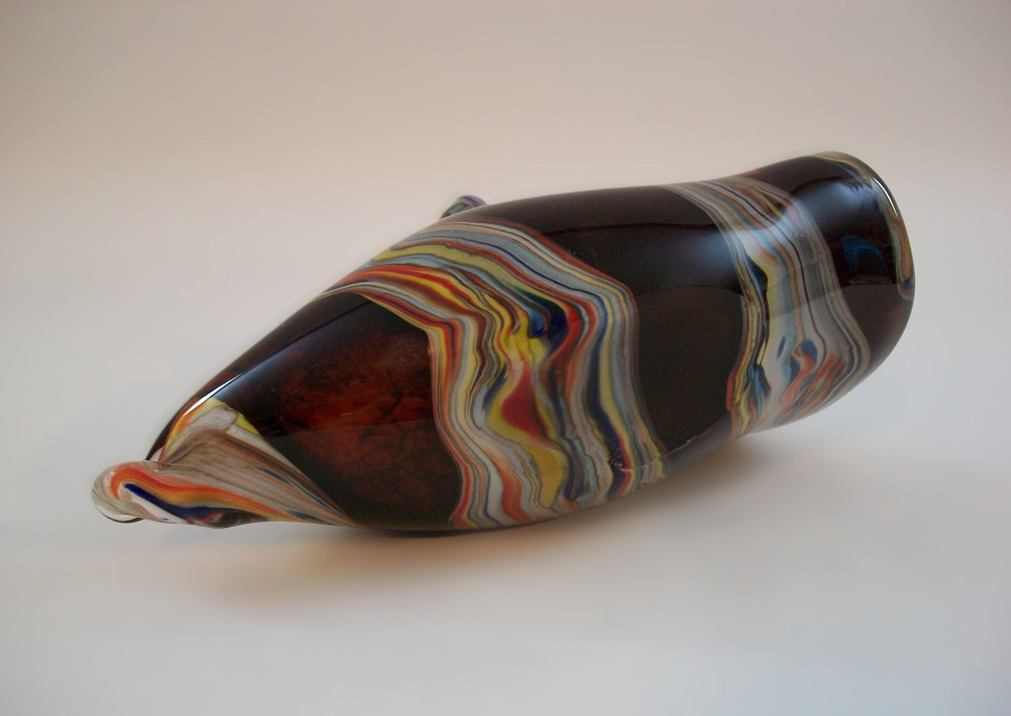 Scultura in vetro a forma di conchiglia di Murano - Non firmata - Italia - Fine XX secolo in vendita 3