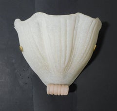 Murano Shell Sconce with Pink Curl, 5 Available