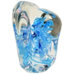 Murano Signed Art Glass Sculpture 