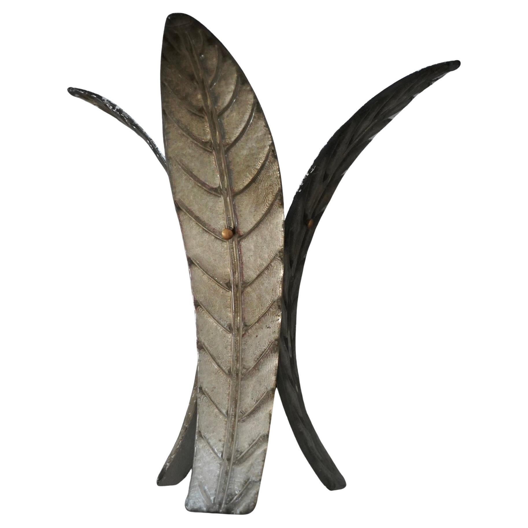 Murano Silver Art Glass Art Deco Wall Lights and Sconces, 2020