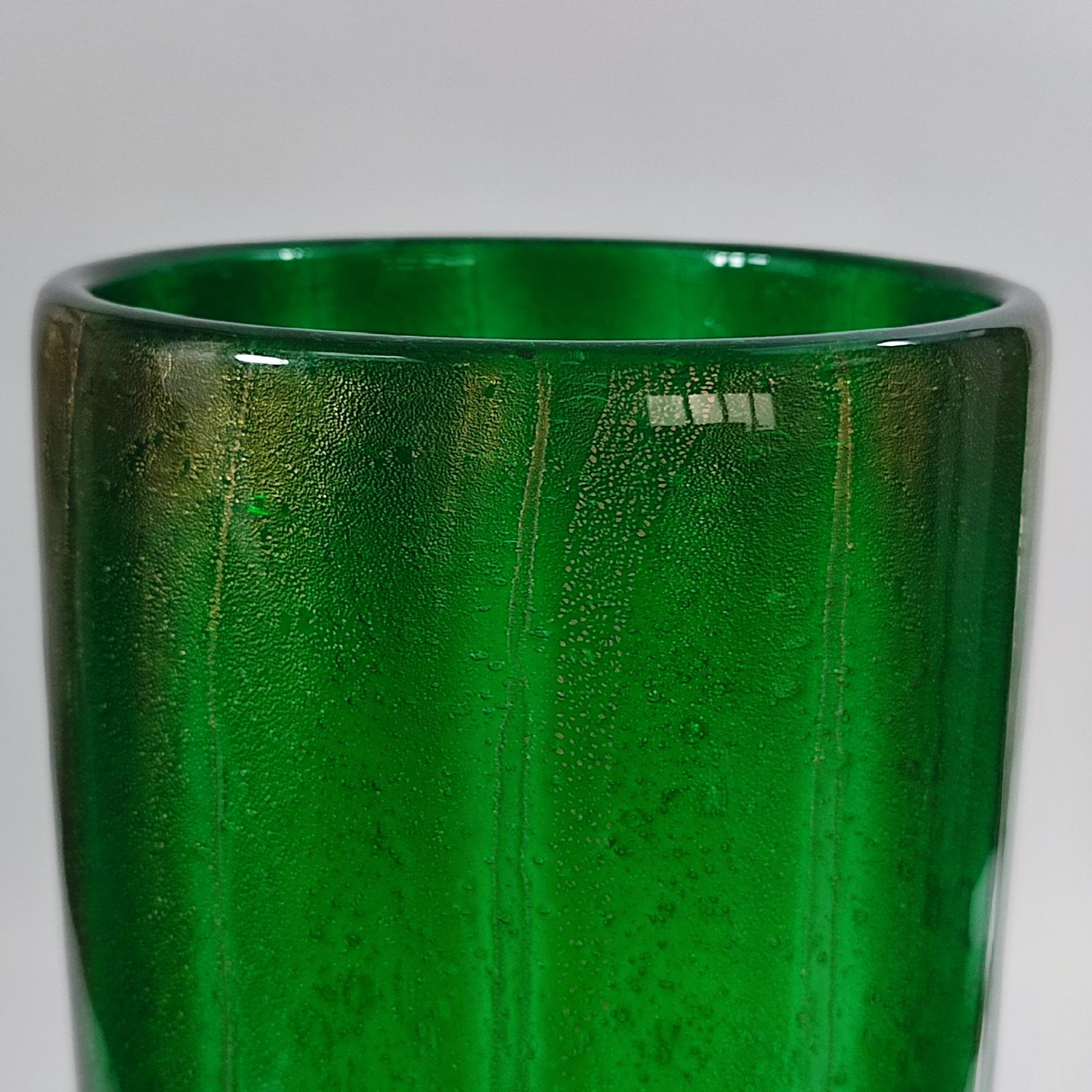 Murano Glass Murano Sommerso A Bollicine Vase, designed by Carlo Scarpa for Venini 1930s For Sale