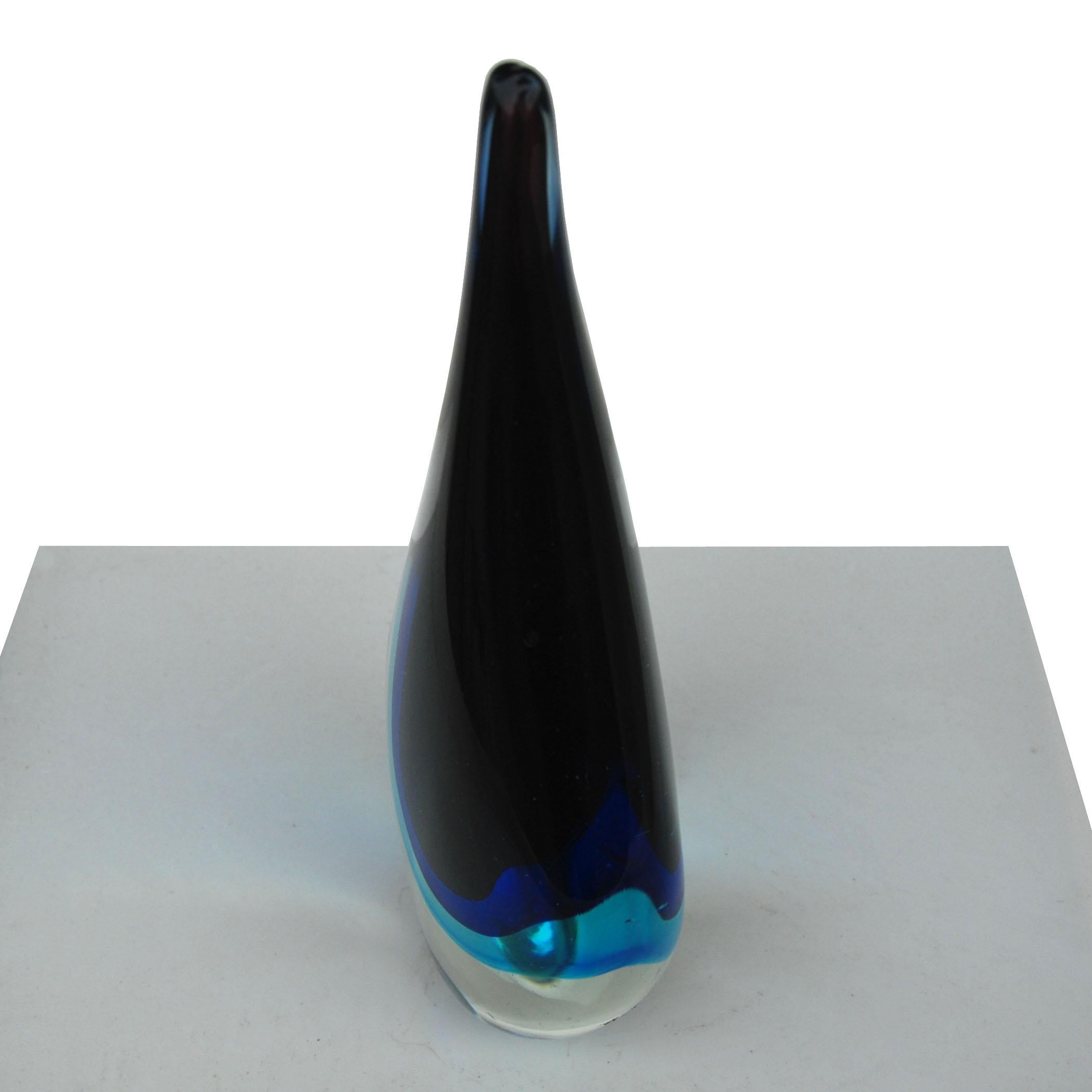 Murano Sommerso Art Glass by Flavio Poli In Good Condition In Pasadena, TX