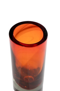 Murano "Sommerso" Column Vase