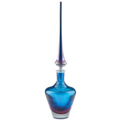 Murano Sommerso Decanter, c1965