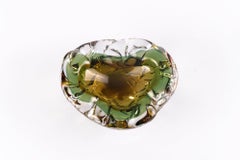 Murano Sommerso Glass Bowl by Flavio Poli for Seguso, 1960s