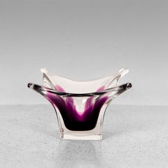 Bol en verre Sommerso de Murano, Italie, années 1970