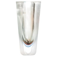 Murano Glass Sommerso Vase, Seguso Vetri d'Arte zugeschrieben, 1970er Jahre