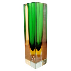 Murano Sommerso Glass Vase by Flavio Poli for Alessandro Mandruzzato, Italy 70s