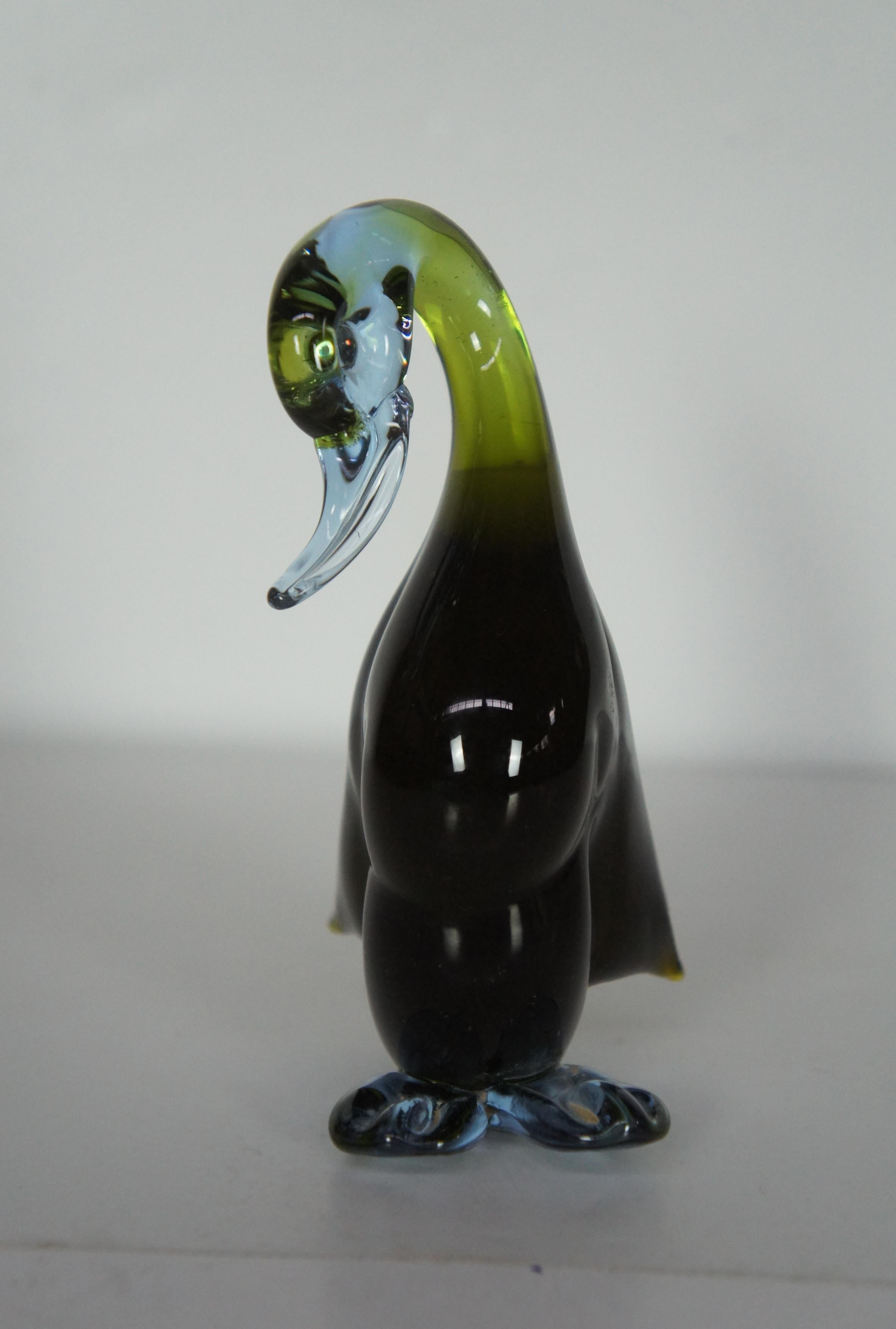 murano glass swan