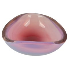 Murano Sommerso Pink Glass Bowls by Flavio Poli for Seguso, Italy 1960