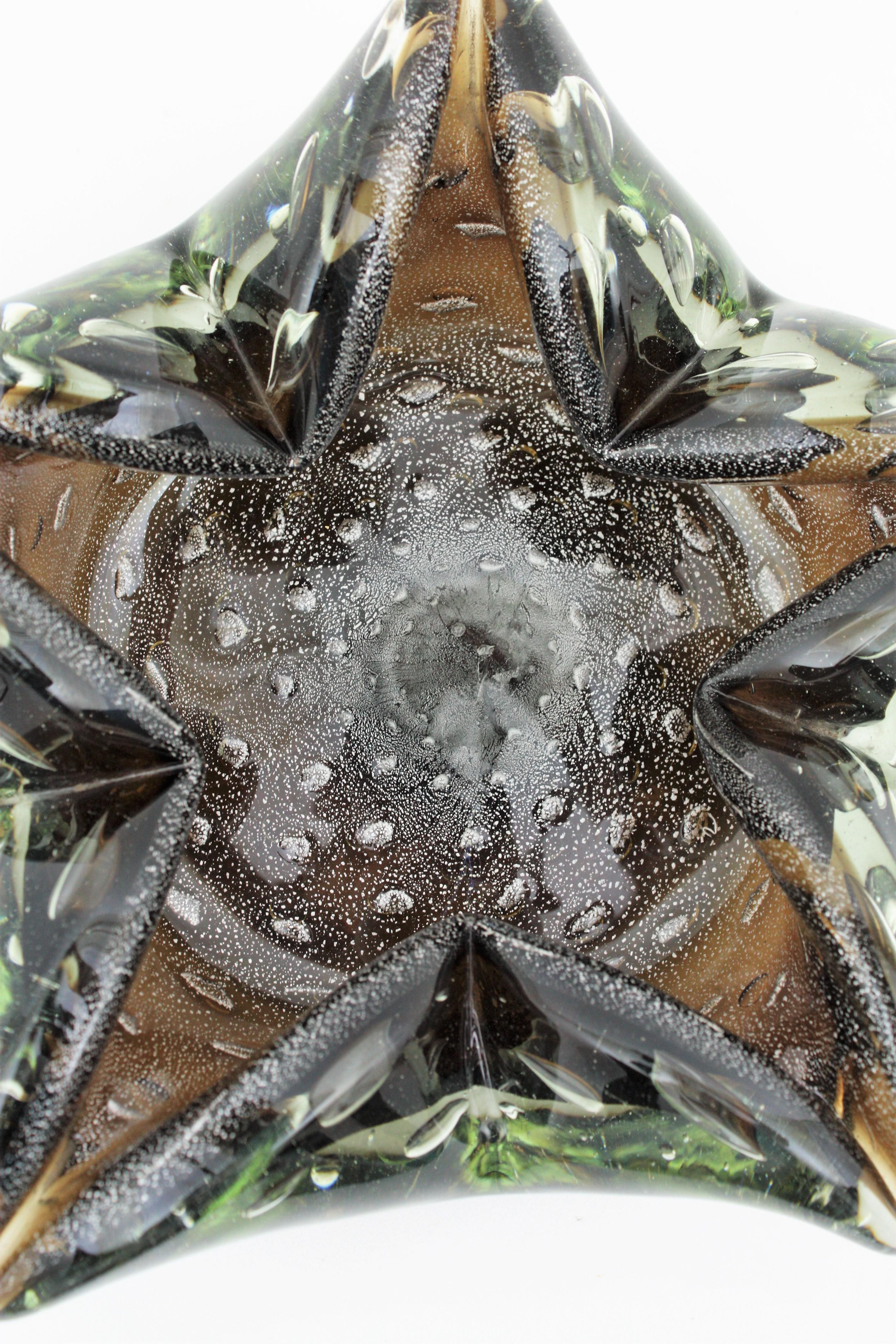 star shaped glass bowl